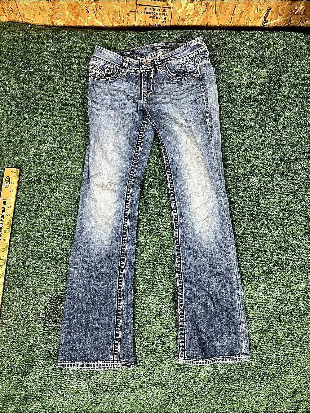 VIGOSS The Dublin Boot Cut Jeans Blue Waist 29